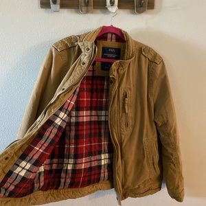 American Eagle Paid Lined Jacket (khaki)